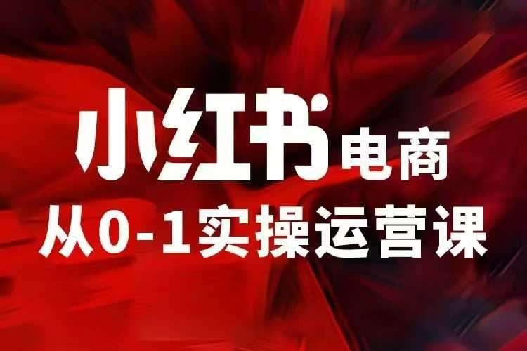 小红书电商运营，97节小红书vip内部课，带你实现小红书赚钱-低成本创业项目大全｜短视频带货+AI副业变现｜知行创业网