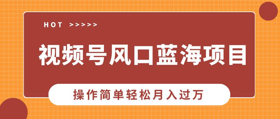 （13945期）视频号风口蓝海项目，中老年人的流量密码，操作简单轻松月入过万-低成本创业项目大全｜短视频带货+AI副业变现｜知行创业网