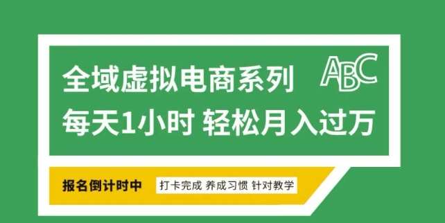 全域虚拟电商变现系列，通过平台出售虚拟电商产品从而获利-低成本创业项目大全｜短视频带货+AI副业变现｜知行创业网