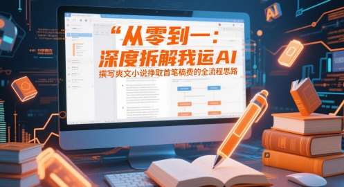 从零到一：深度拆解我运用AI撰写爽文小说挣取首笔稿费的全流程思路-低成本创业项目大全｜短视频带货+AI副业变现｜知行创业网