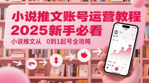 小说推文账号运营起号教程，2025新手必看，小说推文从0到1起号全攻略-低成本创业项目大全｜短视频带货+AI副业变现｜知行创业网