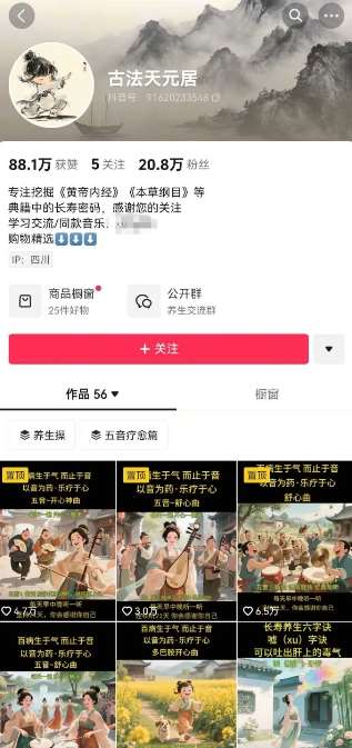 图片[2]-古法五音养生教程，五音疗愈的视频的制作方法，2-4小时就能学会，作者10天涨粉10W-低成本创业项目大全｜短视频带货+AI副业变现｜知行创业网