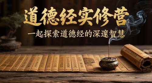 道德经实修营，一起探索道德经的深邃智慧-低成本创业项目大全｜短视频带货+AI副业变现｜知行创业网