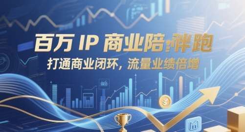 百万IP商业陪跑，打通商业闭环，流量业绩倍增-低成本创业项目大全｜短视频带货+AI副业变现｜知行创业网