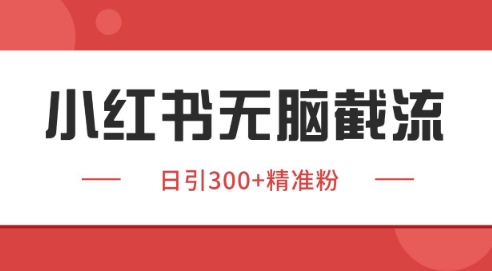 小红书截流同行客源，独家野路子获客玩法 日引200+暴力获客【揭秘】-低成本创业项目大全｜短视频带货+AI副业变现｜知行创业网