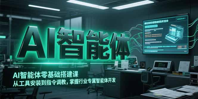 （15257期）AI智能体零基础搭建课，从工具安装到指令调教，掌握行业专属智能体开发…-低成本创业项目大全｜短视频带货+AI副业变现｜知行创业网