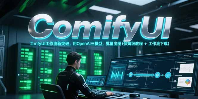 （15191期）ComfyUI工作流新突破，用OpenAI三模型，批量出图(保姆级教程+工作流下载)-低成本创业项目大全｜短视频带货+AI副业变现｜知行创业网