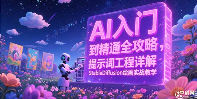 （15181期）AI入门到精通全攻略，提示词工程详解，StableDiffusion绘画实战教学-低成本创业项目大全｜短视频带货+AI副业变现｜知行创业网