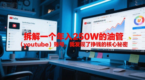 付费文章：拆解一个年入250W的油管（youtube）账号，我发现了挣钱的核心秘密-低成本创业项目大全｜短视频带货+AI副业变现｜知行创业网