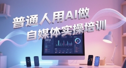 普通一个人用AI做自媒体，助你轻松开启AI自媒体创作之路-低成本创业项目大全｜短视频带货+AI副业变现｜知行创业网