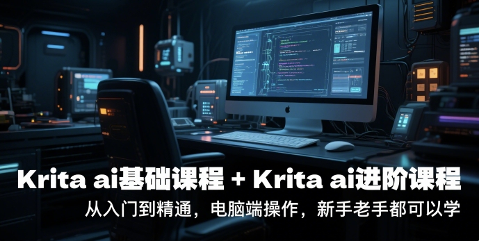 krita ai基础课程+Krita ai进阶课程，从入门到精通，电脑端操作，新手老手都可以学-低成本创业项目大全｜短视频带货+AI副业变现｜知行创业网