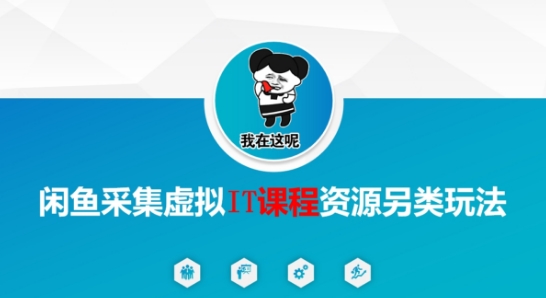 闲鱼采集虚拟IT课程资源另类玩法，干货满满-低成本创业项目大全｜短视频带货+AI副业变现｜知行创业网