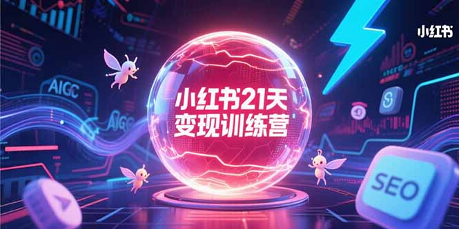 （15328期）小红书21天变现训练营，AIGC工具高效应用，SEO优化核心技巧-低成本创业项目大全｜短视频带货+AI副业变现｜知行创业网