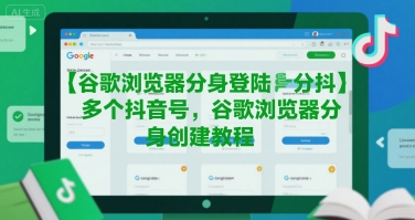 谷歌浏览器分身登陆多个抖音号，谷歌浏览器分身创建教程-低成本创业项目大全｜短视频带货+AI副业变现｜知行创业网