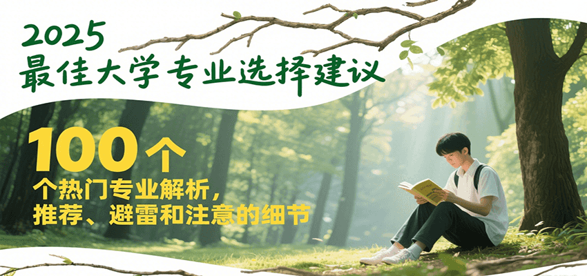 2025最佳大学专业选择建议，100个热门专业解析，推荐、避雷和注意的细节-低成本创业项目大全｜短视频带货+AI副业变现｜知行创业网
