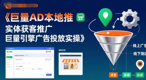 巨量AD本地推实体获客推广，巨量引擎广告投放实操-低成本创业项目大全｜短视频带货+AI副业变现｜知行创业网