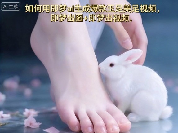 如何用即梦ai生成爆款玉足美足视频，即梦出图+即梦出视频，快速涨粉-低成本创业项目大全｜短视频带货+AI副业变现｜知行创业网