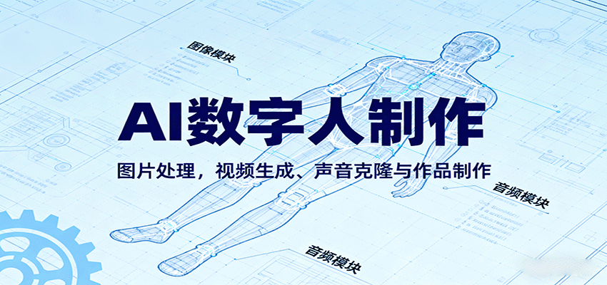 AI永生数字人制作教程：图片处理，视频生成、声音克隆与作品制作-低成本创业项目大全｜短视频带货+AI副业变现｜知行创业网