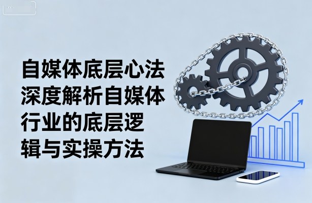 自媒体底层心法，深度解析自媒体行业的底层逻辑与实操方法-低成本创业项目大全｜短视频带货+AI副业变现｜知行创业网