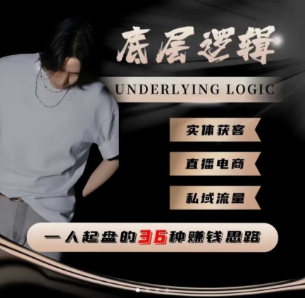 一个人起盘的底层逻辑，私域流量-直播电商-实体获客，一人起盘的36种賺钱思路-低成本创业项目大全｜短视频带货+AI副业变现｜知行创业网