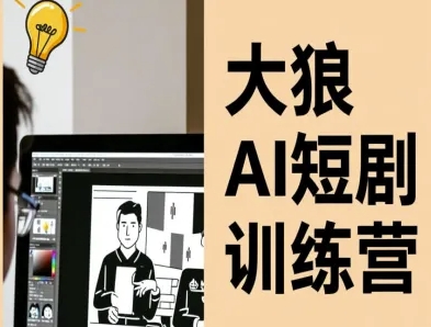 大狼AI短剧训练营-短剧课程（更新中）-低成本创业项目大全｜短视频带货+AI副业变现｜知行创业网