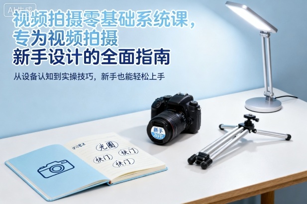 视频拍摄零基础系统课，专为视频拍摄新手设计的全面指南-低成本创业项目大全｜短视频带货+AI副业变现｜知行创业网