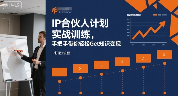 IP合伙人计划实战训练，手把手带你轻松Get知识变现-低成本创业项目大全｜短视频带货+AI副业变现｜知行创业网