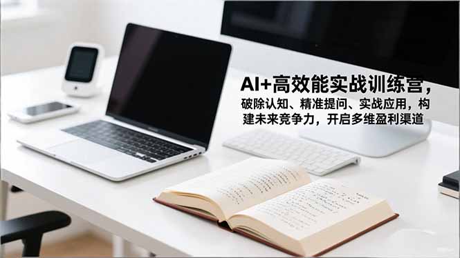 （16635期）AI+高效能实战训练营，破除认知、精准提问、实战应用，构建未来竞争力，开启多维盈利渠道-低成本创业项目大全｜短视频带货+AI副业变现｜知行创业网