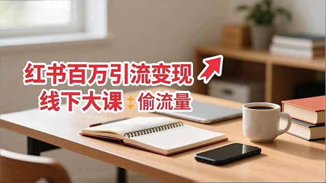 （16661期）小红书百万引流变现-11月线下大课：分享从0到百万引流路径，手把手教偷流量、拿结果-低成本创业项目大全｜短视频带货+AI副业变现｜知行创业网