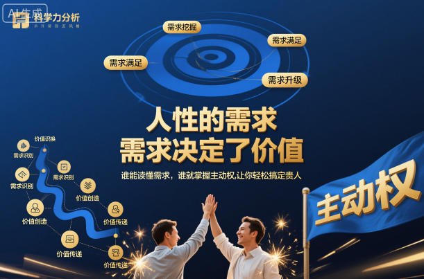 人性的需求，需求决定了价值，谁能读懂需求，谁就掌握主动权，让你轻松搞定贵人【文档】-低成本创业项目大全｜短视频带货+AI副业变现｜知行创业网