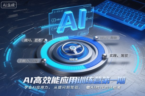 AI高效能应用训练营第一期，学会AI应用力，从提问到驾驭，做AI时代的领航者-低成本创业项目大全｜短视频带货+AI副业变现｜知行创业网