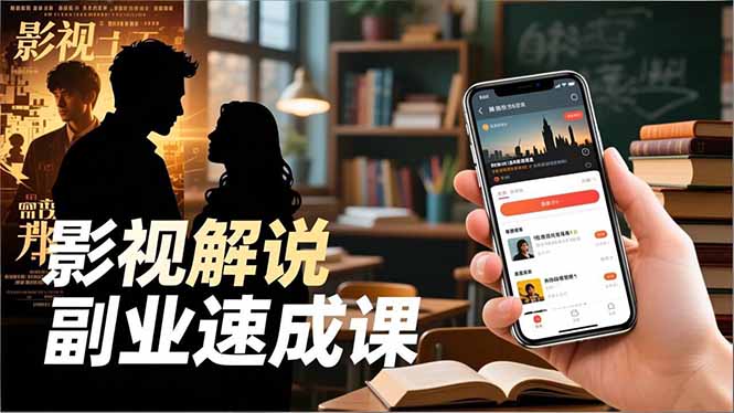 （16740期）Tk影视解说副业速成课，软件安装、全流程实操、爆款预设，新手两周变现-低成本创业项目大全｜短视频带货+AI副业变现｜知行创业网