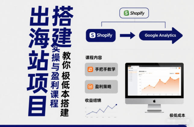 小淘出海站项目，搭建实操与盈利课程，手把手教你用极低成本搭建-低成本创业项目大全｜短视频带货+AI副业变现｜知行创业网