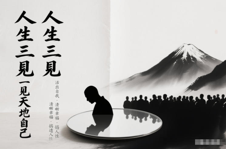 人生三见一见天地见众生见自己，活出自我拥有清晰幸福人生，搞透人性-低成本创业项目大全｜短视频带货+AI副业变现｜知行创业网