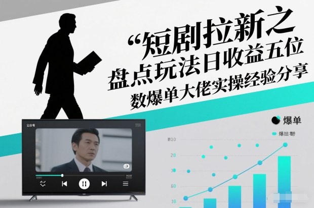 短剧拉新之盘点玩法日收益五位数爆单大佬实操经验分享-低成本创业项目大全｜短视频带货+AI副业变现｜知行创业网