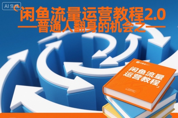闲鱼流量运营教程2.0——普通人翻身的机会之一-低成本创业项目大全｜短视频带货+AI副业变现｜知行创业网