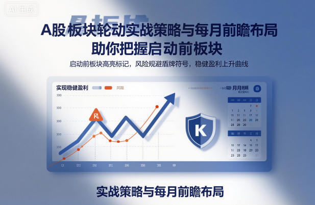 A股板块轮动实战策略与每月前瞻布局，助你把握启动前板块，规避风险，实现稳健盈利-低成本创业项目大全｜短视频带货+AI副业变现｜知行创业网