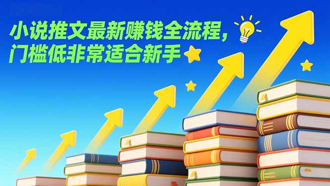 （17131期）小说推文最新赚钱全流程，门槛低非常适合新手-低成本创业项目大全｜短视频带货+AI副业变现｜知行创业网