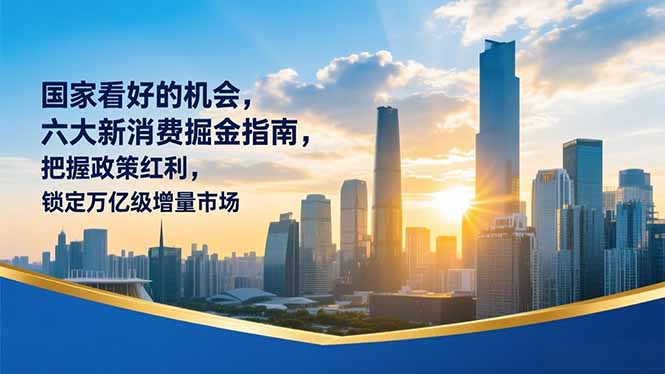 （16995期）某付费文章：国家看好的机会，六大新消费掘金指南，把握政策红利，锁定万亿级增量市场-低成本创业项目大全｜短视频带货+AI副业变现｜知行创业网
