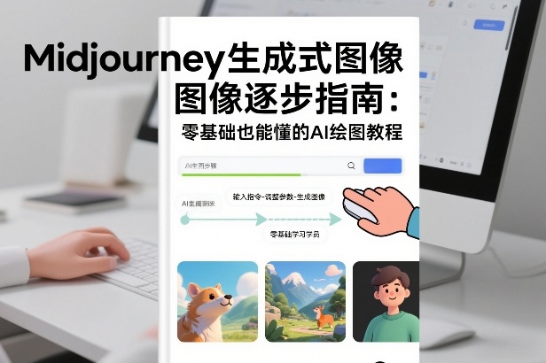 Midjourney生成式图像逐步指南:零基础也能懂的AI绘图教程-低成本创业项目大全|短视频带货+AI副业变现|知行创业网