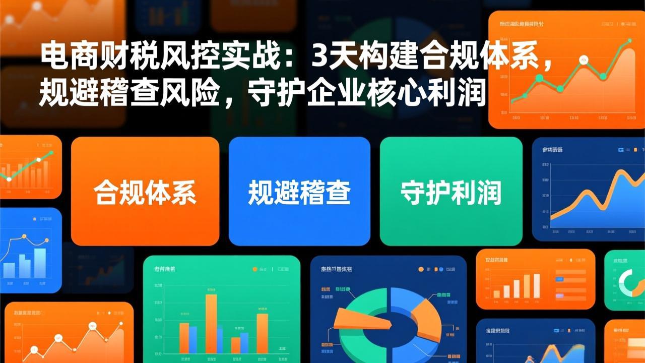（17197期）电商财税风控实战：3天构建合规体系，规避稽查风险，守护企业核心利润-低成本创业项目大全｜短视频带货+AI副业变现｜知行创业网