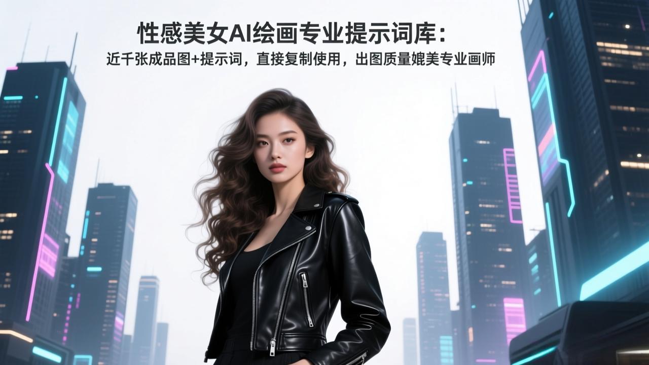 (17262期)性感美女AI绘画专业提示词库:近千张成品图+提示词,直接复制使用,出图质量媲美专业画师-低成本创业项目大全|短视频带货+AI副业变现|知行创业网