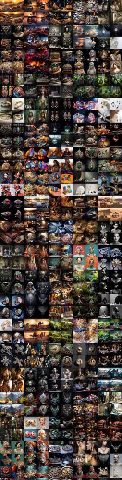 图片[4]-460+专业Midjourney珠宝摄影AI提示词戒指，项链-耳环-手链-宝石等，立即开始创作珠宝艺术-低成本创业项目大全｜短视频带货+AI副业变现｜知行创业网