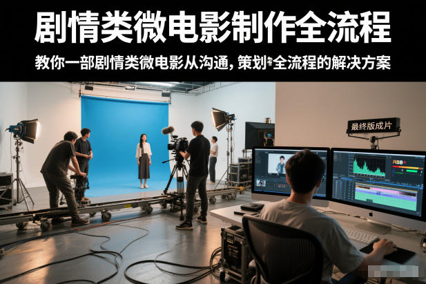 剧情类微电影制作全流程，教你一部剧情类微电影从沟通，策划到拍摄制作全流程的解决方案-低成本创业项目大全｜短视频带货+AI副业变现｜知行创业网