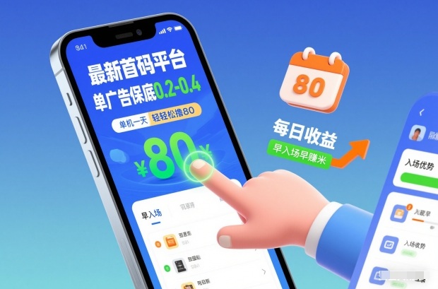 最新首码平台，单广告保底0.2-0.4，单机一天轻松撸80，早入场早賺米【揭秘】-低成本创业项目大全｜短视频带货+AI副业变现｜知行创业网