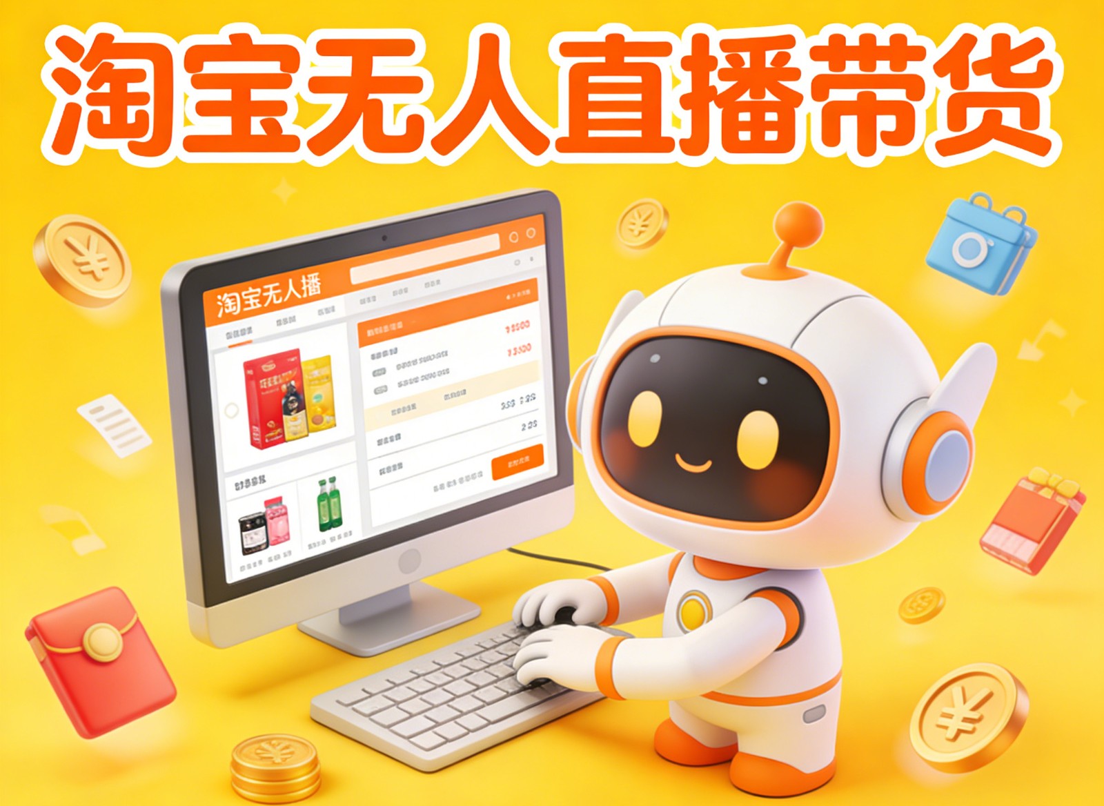 淘宝无人直播带货，24小时自动卖货，月佣金1W+，不违规不封号，不用露脸-低成本创业项目大全｜短视频带货+AI副业变现｜知行创业网