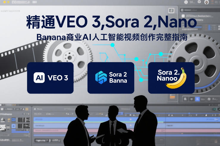 精通VEO 3，Sora 2，Nano Banana商业AI人工智能视频创作完整指南-低成本创业项目大全｜短视频带货+AI副业变现｜知行创业网