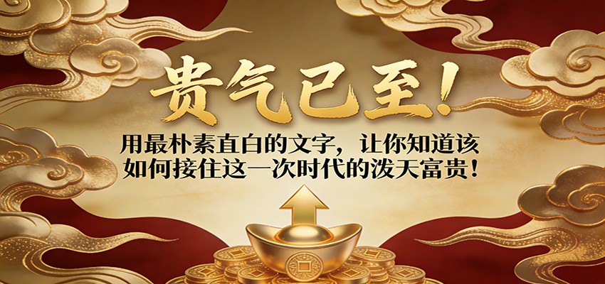 付费文章：贵气已至！用最朴素直白的文字，让你知道该如何接住这一次时代的泼天富贵！-低成本创业项目大全｜短视频带货+AI副业变现｜知行创业网