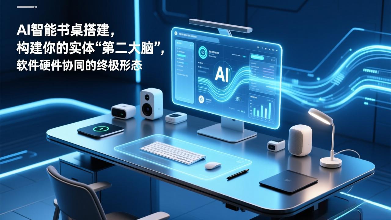 （17363期）AI智能书桌搭建，构建你的实体“第二大脑”，软件硬件协同的终极形态-低成本创业项目大全｜短视频带货+AI副业变现｜知行创业网