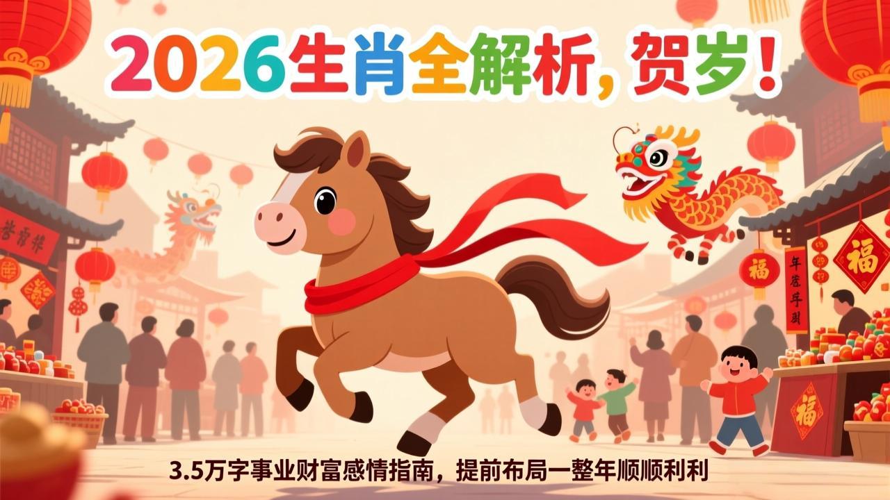 （17428期）付费文章：贺岁！2026生肖全解析，3.5万字事业财富感情指南，提前布局一整年顺顺利利-低成本创业项目大全｜短视频带货+AI副业变现｜知行创业网
